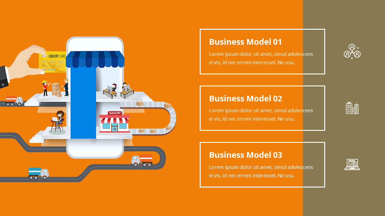 商业模式免费PPT幻灯片，用于创业提案_02