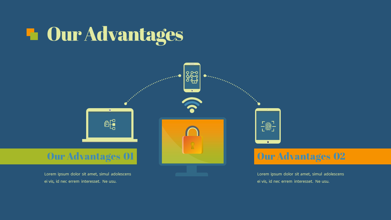 Our Advantages PowerPoint Design