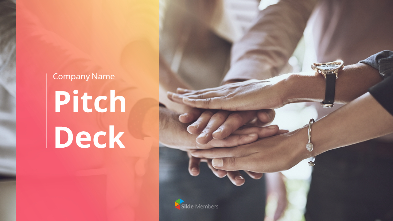 Company Pitch Deck Cover Slide