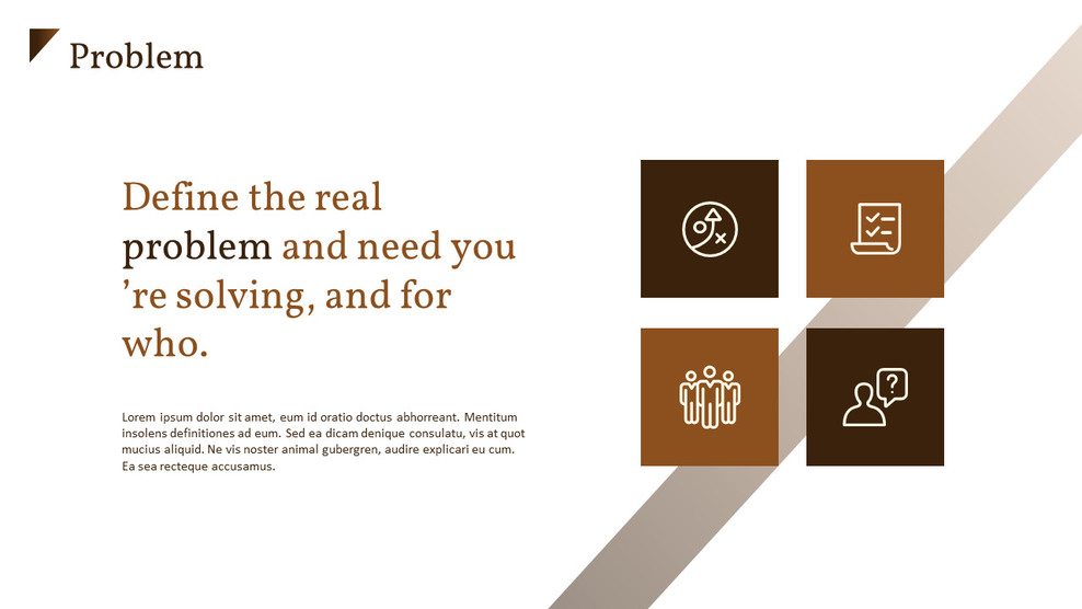 免费 PowerPoint 设计，用于总结关键项目问题和改进方向_01