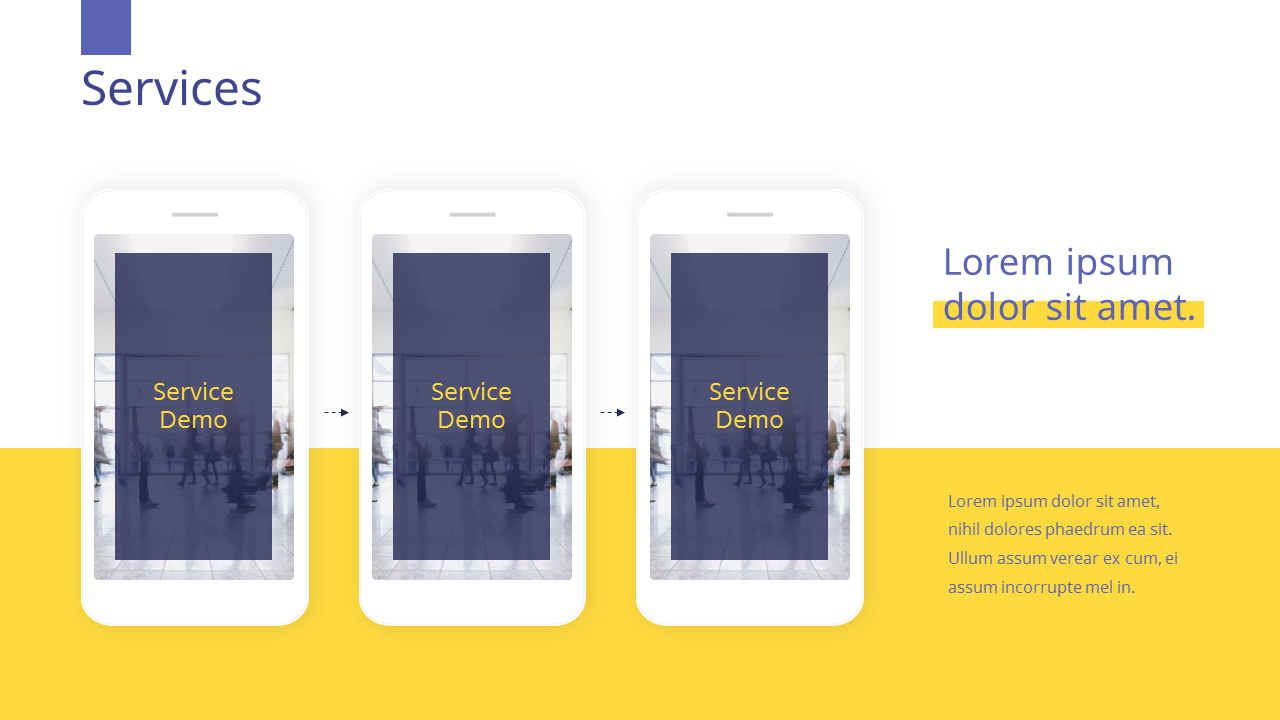 Services Slide Deck TemplateProduct,Single