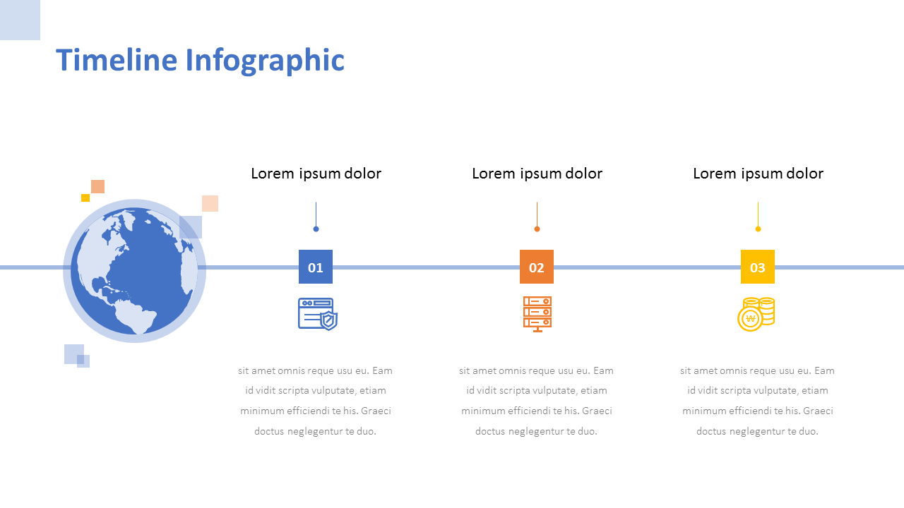 plantilla de powerpoint de infografía de línea de tiempo