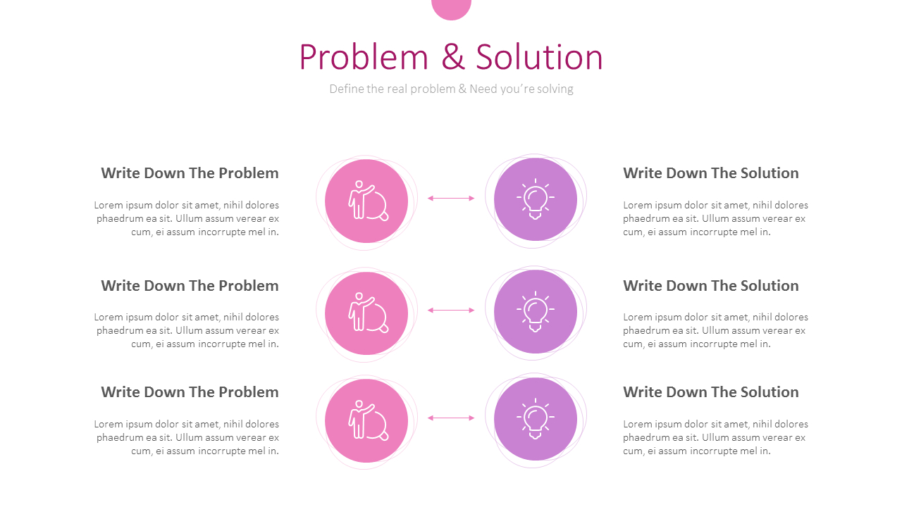 Problem Solution Templates problem-solution-templates