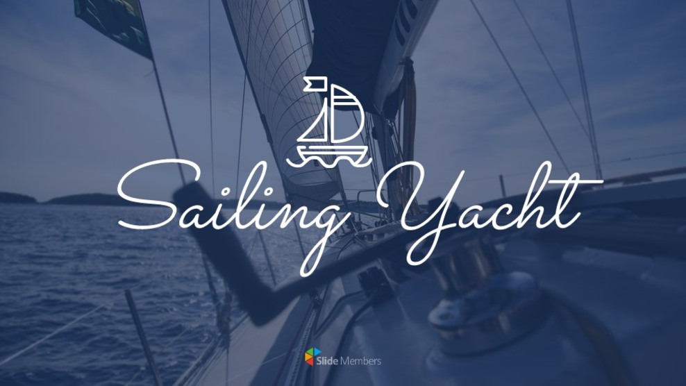 Sailing Yacht Google Slides Template Design_01