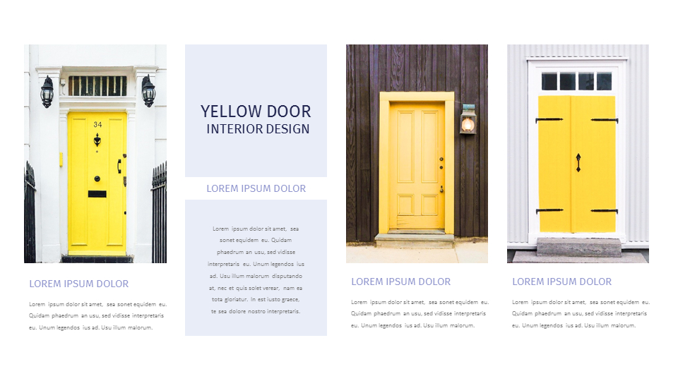 Door Design Interactive Google Slides