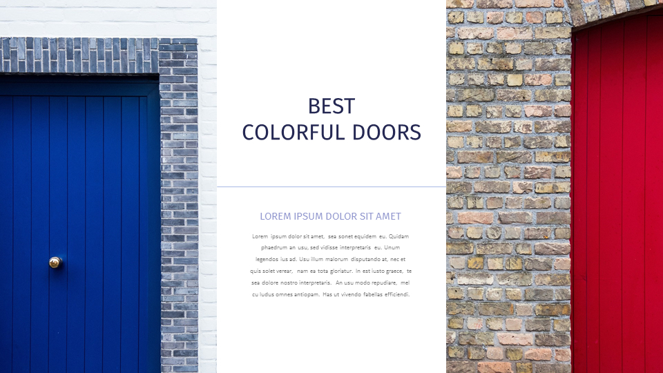 Door Design Interactive Google Slides