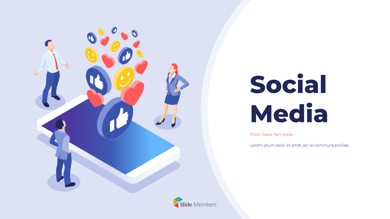 Social Media Slide Cover Design Slide Single