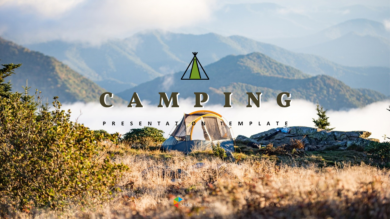 Camping Template Cover Slide