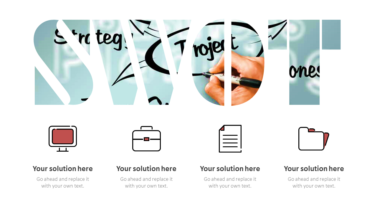 免费 PowerPoint SWOT 分析模板：可视化商业战略洞察幻灯片_02