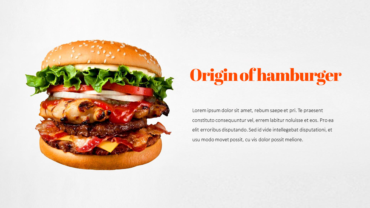 햄버거 창의적인 파워포인트 프레젠테이션_02