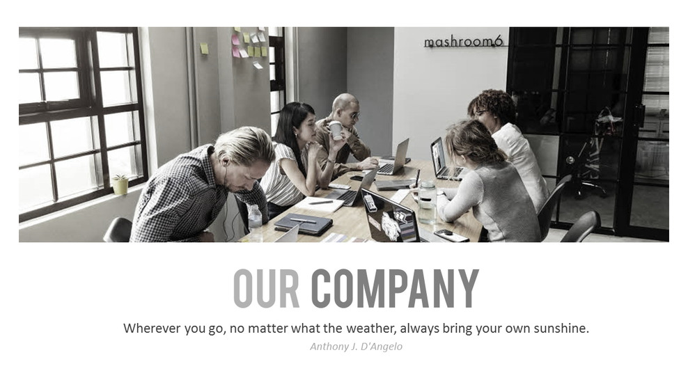 Company Profile Free PowerPoint Template: Clean Corporate Overview Layout_01