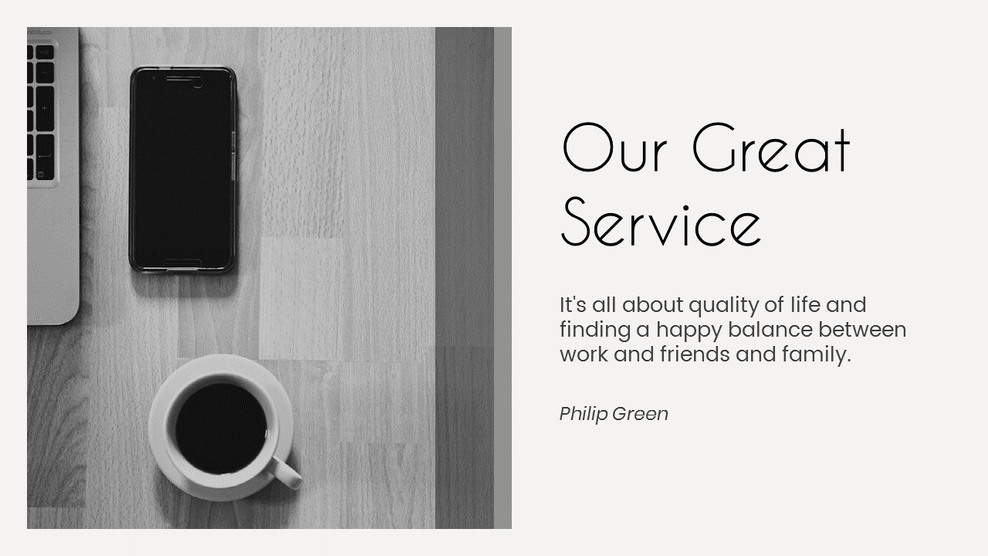 Our Great Service page_01