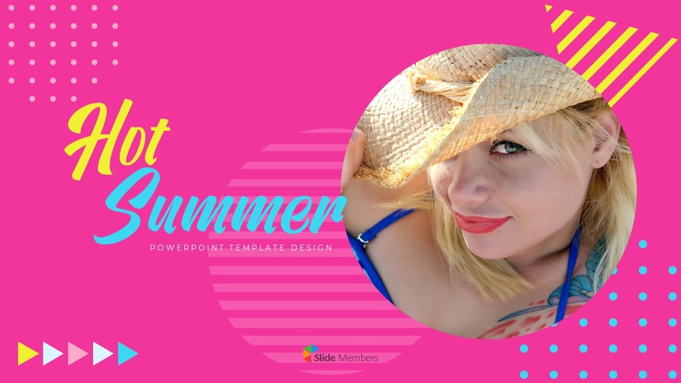 炎热的夏天 PowerPoint主题_01