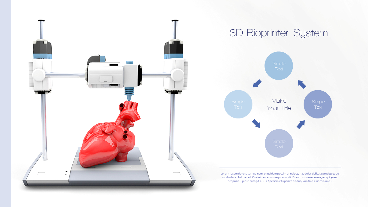 3D Bioprinter PowerPoint deck Design