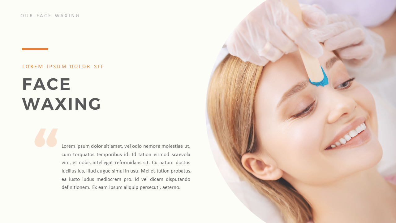 Download Waxing Shop PPT Background Images