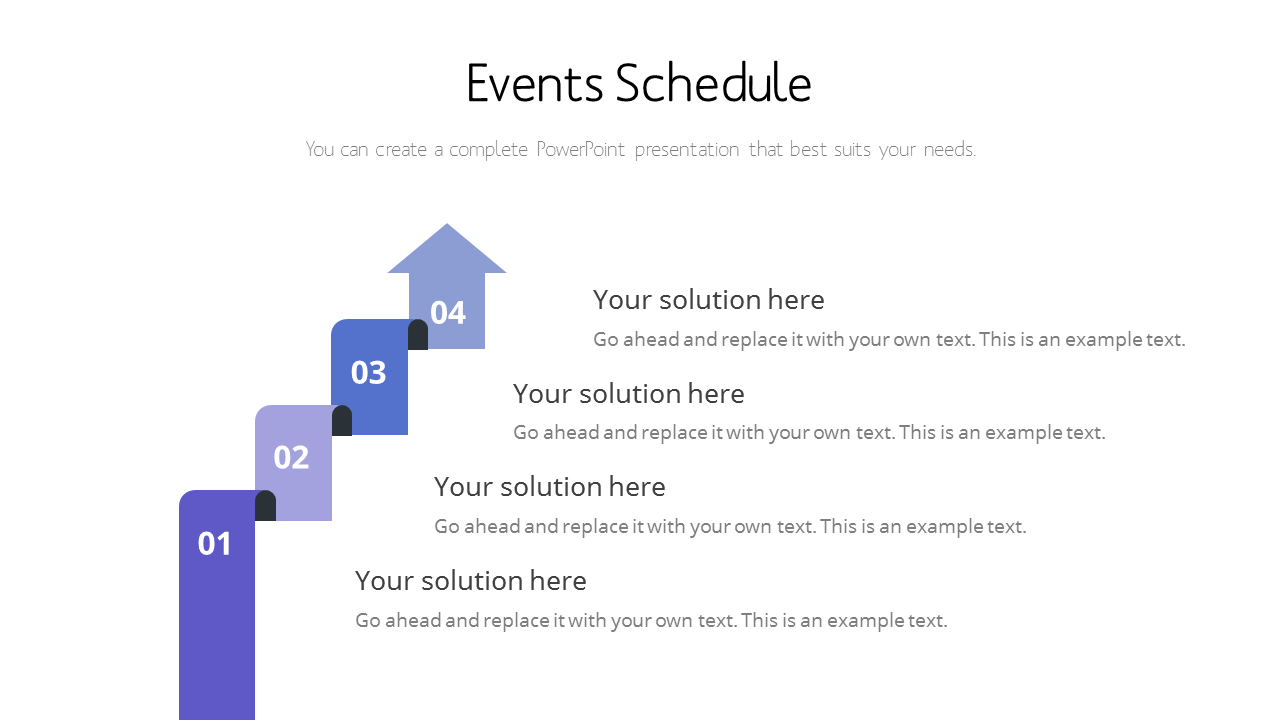 イベントスケジュールスライドデザイン スライド