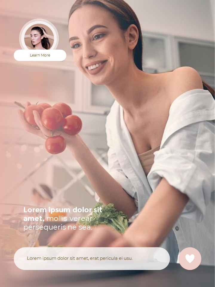 Life Style Vertical Design Easy Slides Design