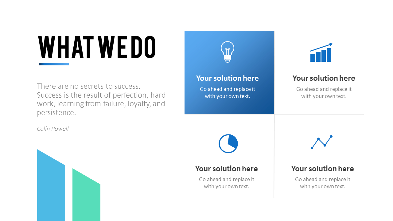 What We do Page Slide