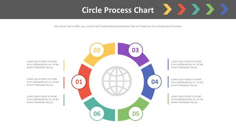 Circle Graph Process Circle Process Chart Diagram