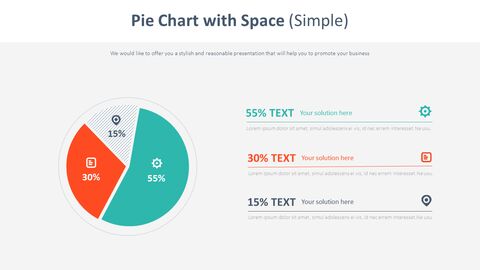 Pie Chart with Space (Simple)