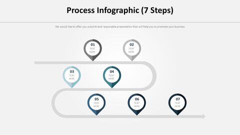 Process Infographic Diagram (7 Steps)