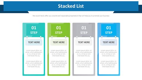 Stacked List Diagram