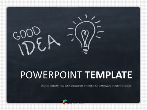 黒板チョーク - 無料PPTサンプル