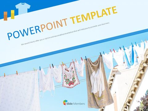 Clean Laundry Free Powerpoint Template