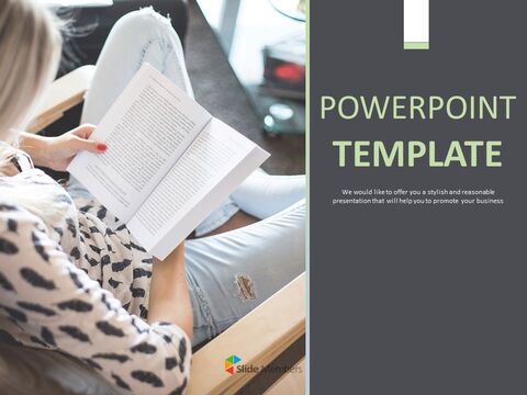 Free PPT Template - Peaceful Reading