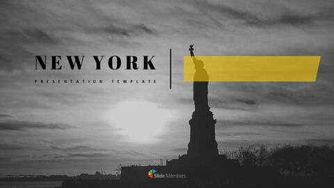New York Easy Google Slides Template|Global