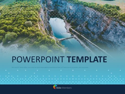 Ppt Rever Background Free PPT Template - Valleys
