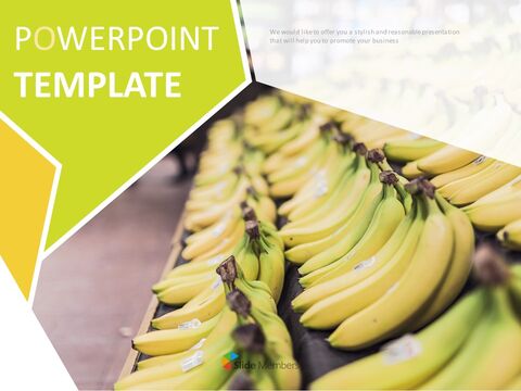 Free Presentation Templates - Yellow Banana
