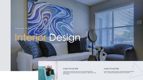 Interior Design Multipurpose Presentation Keynote Template