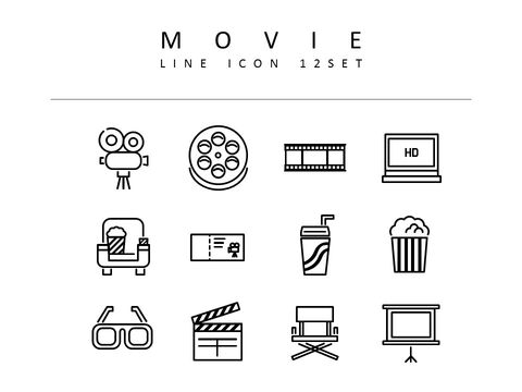 Movie Icon Resources for Designers