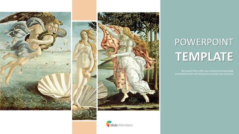Free Presentation Templates - Sandro Botticelli The Birth of Venus