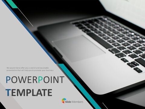 A Black Laptop - Free Professional Google Slides Templates
