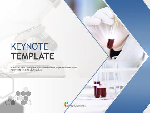 Keynote Template Free Download - a reagent and a microscope
