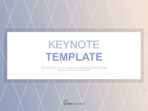Keynote Templates Free Download - Blue and Pink Gradated Pattern