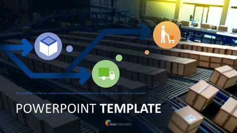 Distribution Process - Free Template Design