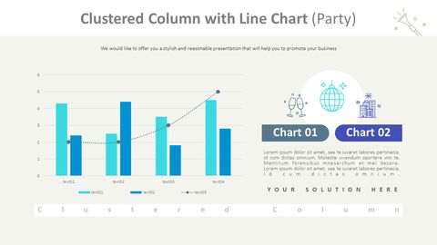 Clustered Column with Line Chart (Party)