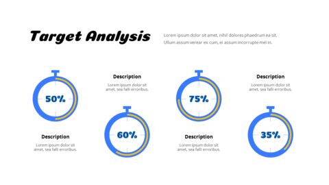 Target Benchmark Graph Slide Free Target Analysis Slide for Business Strategy|PPT Templates