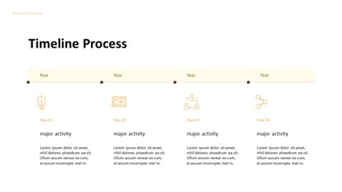 Timeline Process Page Template