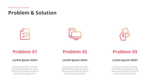 Problem & Solution Page Template|Single Slides