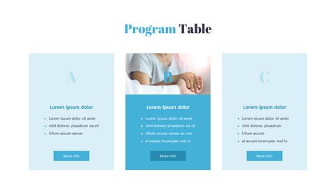 Programme Options Table Program Table Slide|Business Process|Single