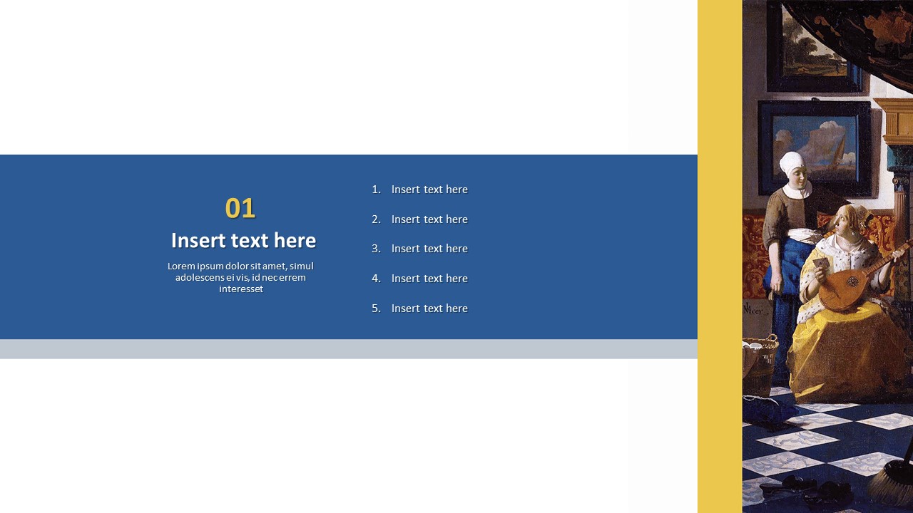 Johannes Vermeer \"The Love Letter\" - Free Presentation Templates_03