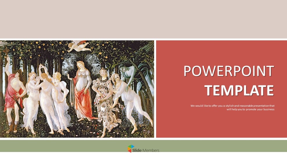 Sandro Botticelli \"Primavera\" - Campione PPT gratuito_01