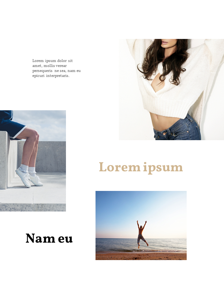 Theme Vertical Presentation PowerPoint Template