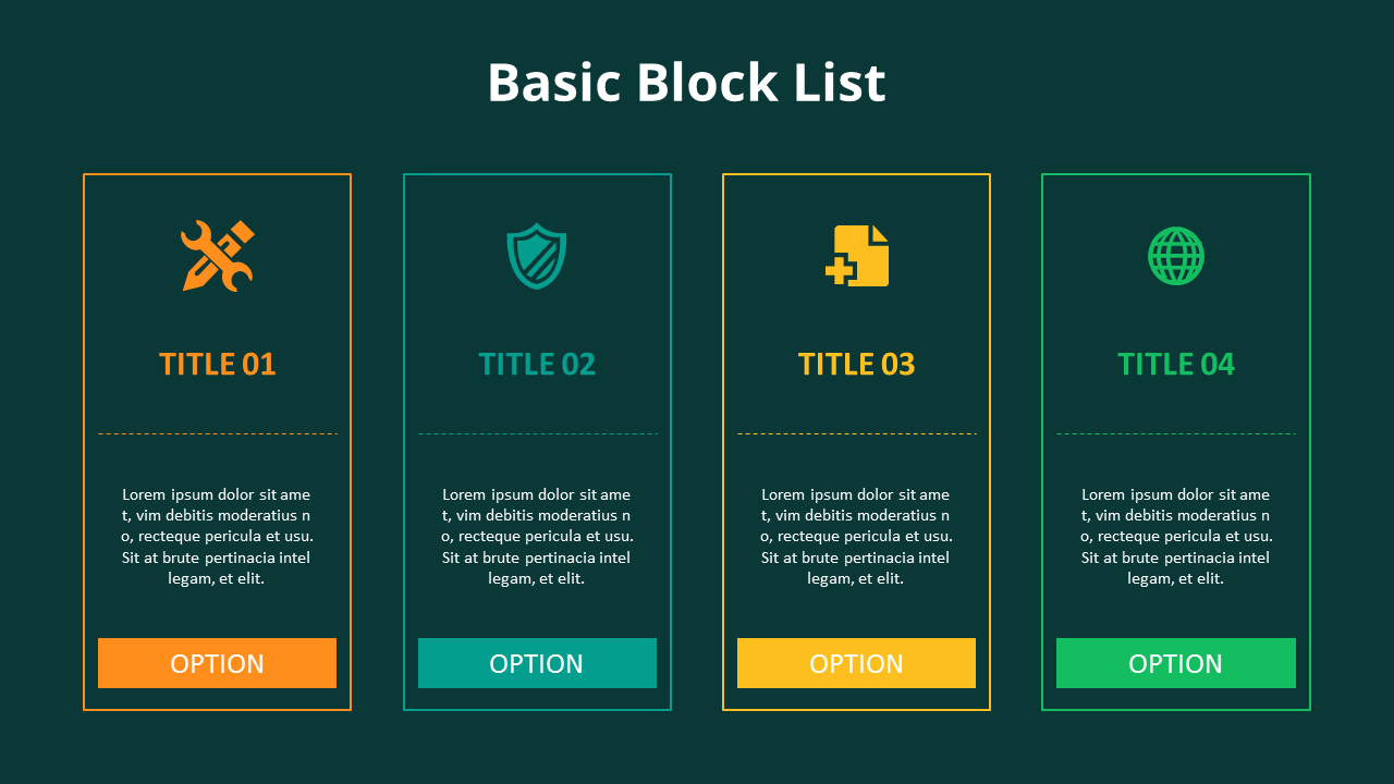 Box List Type Diagram