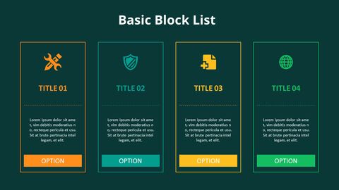 Box List Type Diagram