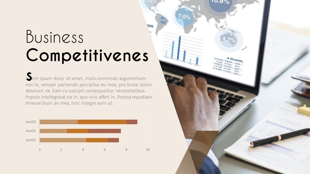 Competitividad empresarial Diseño de PowerPoint_02
